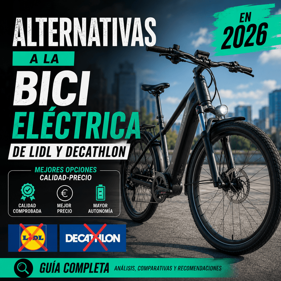 Alternativas a la Bici Eléctrica de Lidl y Decathlon en 2026 - Abc-e Store