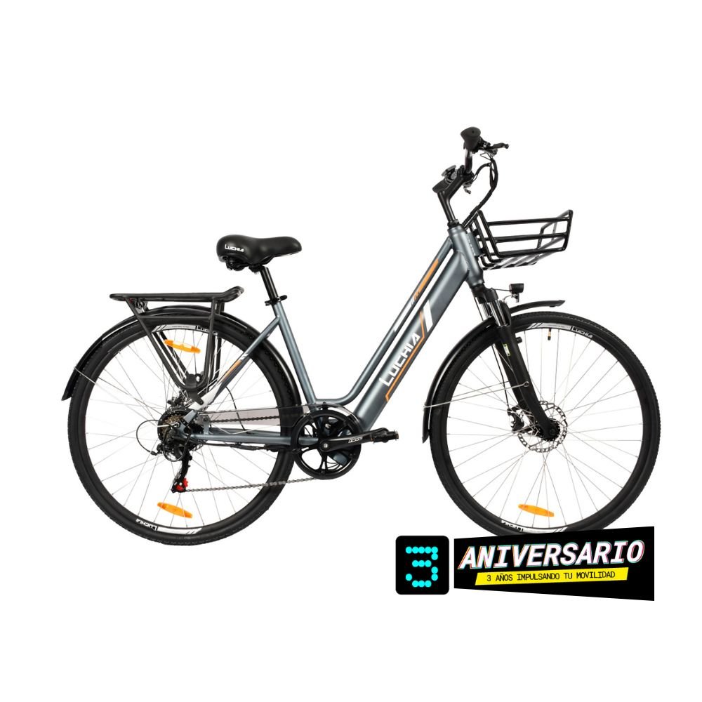 Bicicleta Eléctrica Ciudad Luchia Antares 250W Shimano 700C - Abc-e Store