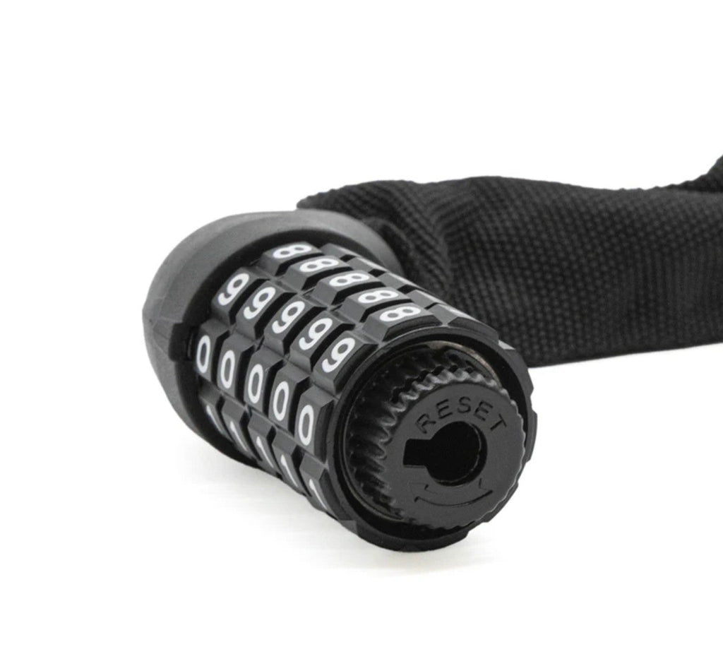 Candado de cadena con combinación 85 cm articulado 360° para bicicleta - Abc - e Store