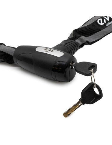 Candado de cadena con funda reflectante EWLK018 para bicicleta - Abc - e Store