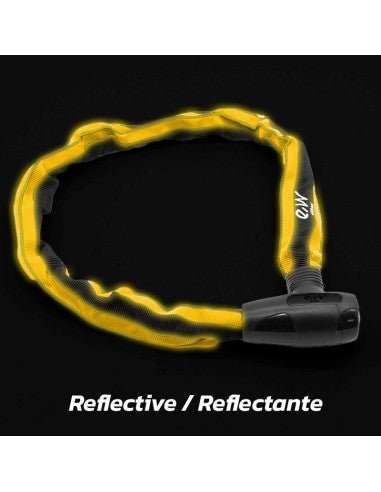 Candado de cadena con funda reflectante EWLK018 para bicicleta - Abc - e Store