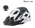 CASCO PROWEN CITY NEGRO/BLANCO MATE C/LUZ IN - MOULD - Abc - e Store