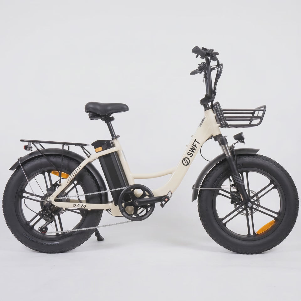 Fat Bike Eléctrica SWFT OC20 250W 48V 13Ah | Hasta 100Km