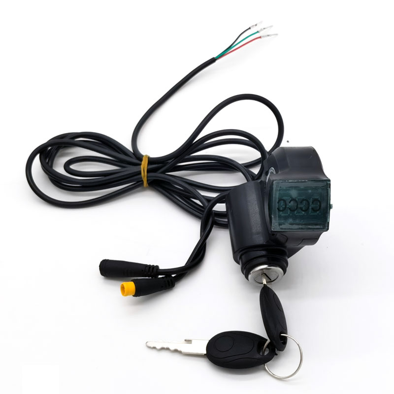 Llave de contacto con voltímetro – Conector waterproof