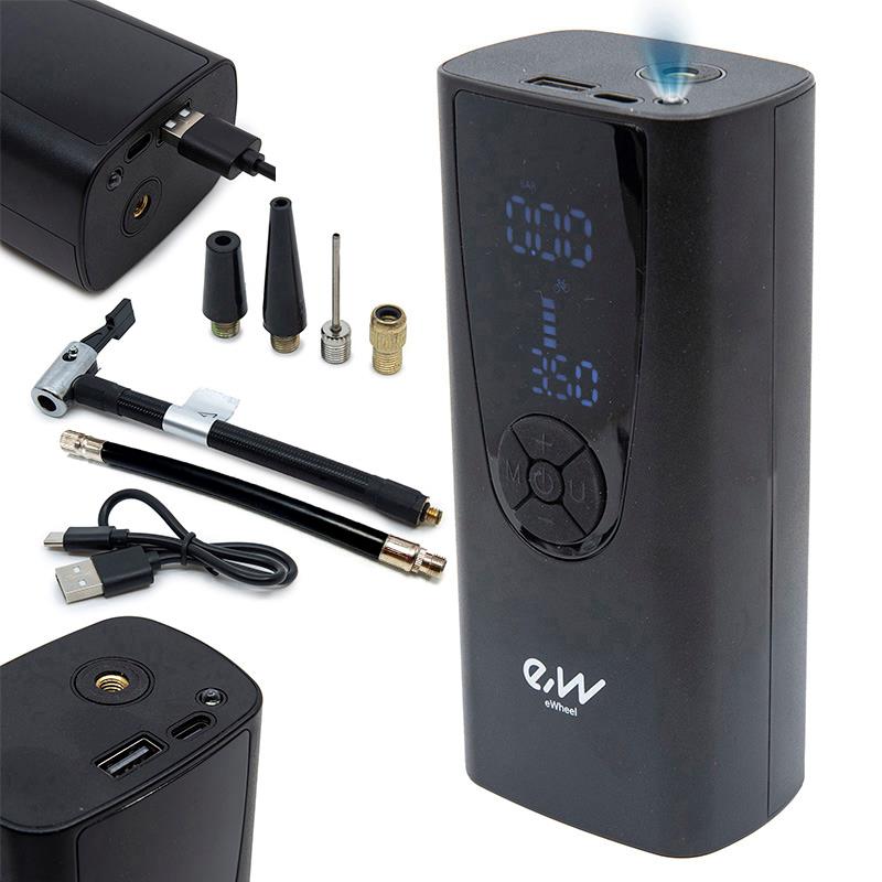 Inflador eléctrico portátil EW2.0 con función Power Bank [Ewheel]
