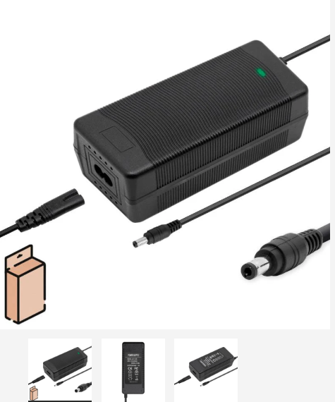 Cargador 48v (salida 54,6v) 2A conector DC 5,5x2,5mm