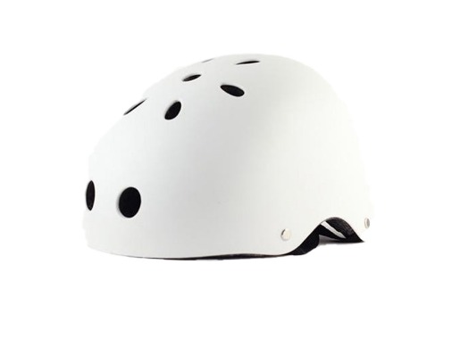 [ZM230BLANCO] Casco Blanco sin luz para patinete-Talla L