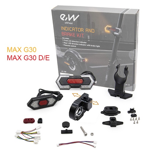 [72785] Intermitentes para patinete + luz de freno y posición para Ninebot Max G30/G30E/G30D