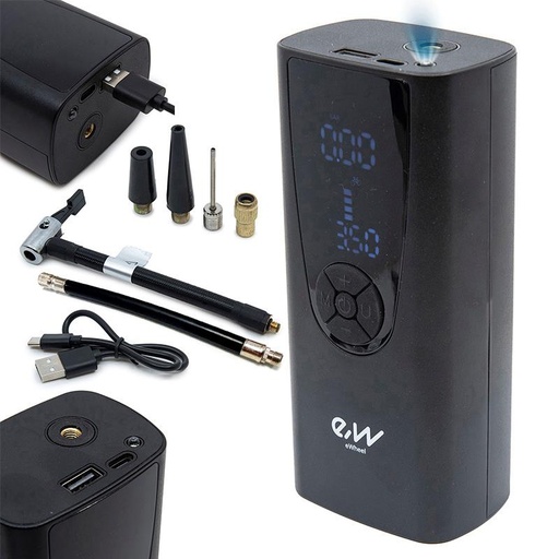 [ACA-009] Inflador eléctrico portátil EW2.0 con función Power Bank [Ewheel]