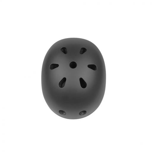 [8436588183613] Casco con luz patín Negro